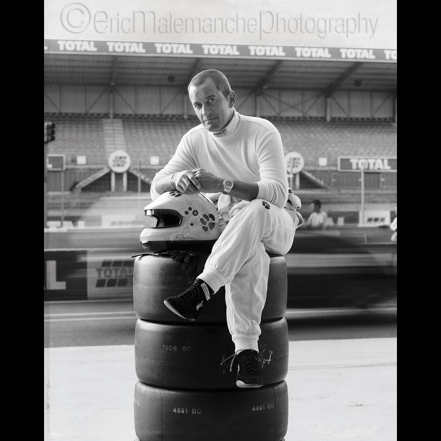 Christophe Dechavanne circuit du Mans