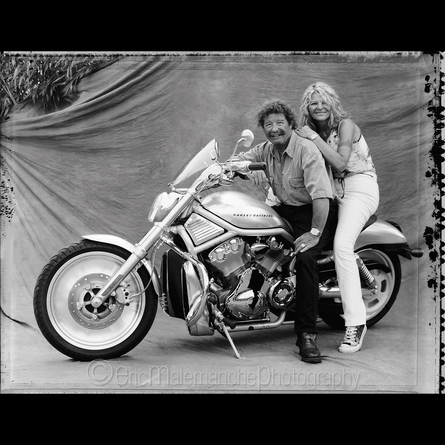 Couple sur Harley